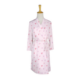 Cotton Candy Hearts Pink Lounge Robe