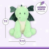 Daniel the Dragon Microwavable and Coolable Warm Pals Stuffed Animal Plush with Lavender Scent