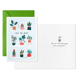 Hallmark Holiday Trimmed Plants Packaged Christmas Cards, Set of 5