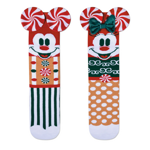 Disney Holiday Mickey and Minnie Novelty Socks