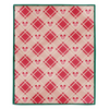 Disney Mickey Mouse Ears Peppermint Plaid Throw Blanket, 50x60