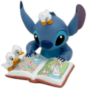 Disney Stitch with Storybook I'm Lost Mini Figurine