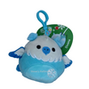 Christmas Squishmallow Duane the Frost Griffin with Snowflake 3.5" Clip Stuffed Plush by Kelly Toy