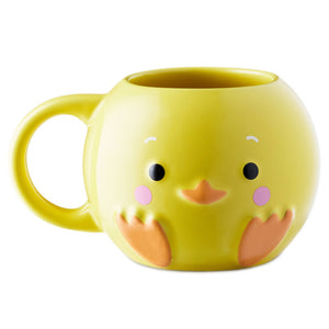 Hallmark Yellow Chick Sculpted Mug, 13.8 oz.