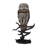 Edge Sculpture Owl On Branch Statue Figurine 12.75"