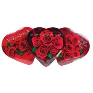 Elmer Assorted Chocolates 3.2 Oz. Red Rose Heart Box