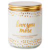 Hallmark Love You More Scented Single-Wick Jar Candle, 7 oz.