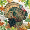 Fall Harvest Turkey Cocktail Napkin