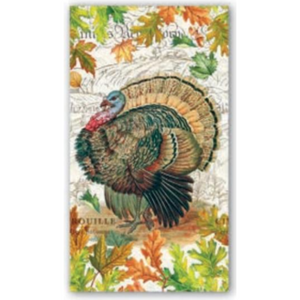 Fall Harvest Turkey Hostess Napkin