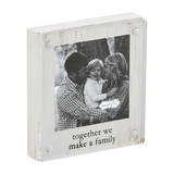 Wooden Together We Make a Family Acrylic Block Frame