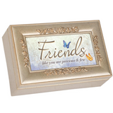 Friends Like You Are Precious & Few Rosette Music Box