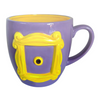 Friends Yellow Frame Sculpted Ceramic Mug 22 Oz.