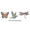 From Heaven Above Visitor with Wings Butterfly, Hummingbird, Dragonfly Memorial Token Charm