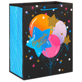 Hallmark 9.6" Balloons and Confetti Medium Graduation Gift Bag