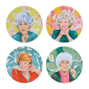 Hallmark The Golden Girls Appetizer Plates, Set of 4