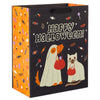 Hallmark 13" Ghost Dog and Cat Large Halloween Gift Bag