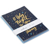 Hallmark Gold Stars on Blue Packaged Christmas Cards, Set of 5