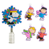 Hallmark Mini Peanuts® Hallmark Tree Topper and Ornaments, Set of 5