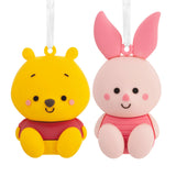 Hallmark Better Together Disney Winnie the Pooh and Piglet Magnetic Hallmark Ornaments, Set of 2