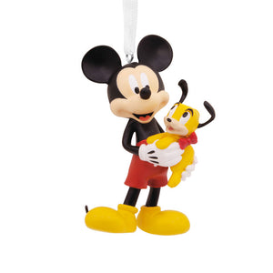 Hallmark Disney Mickey Mouse Holding Puppy Hallmark Ornament