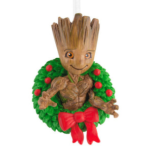 Hallmark Marvel Guardians of the Galaxy Groot in Holiday Wreath Hallmark Ornament