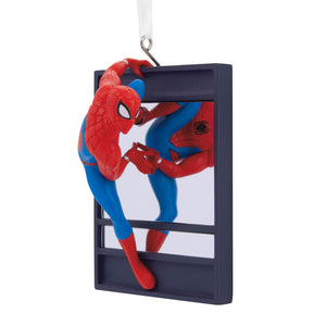 Hallmark Marvel Spider-Man on Window Hallmark Ornament