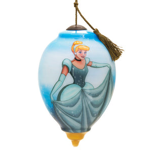 Hallmark Disney Princess Ne'Qwa Art® Cinderella Hand-Painted Glass Hallmark Ornament