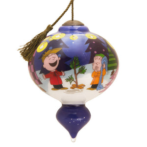 Hallmark Peanuts® Ne'Qwa Art® A Charlie Brown Christmas Hand-Painted Glass Hallmark Ornament