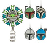 Hallmark Mini Star Wars: The Mandalorian™ Hallmark Tree Topper and Ornaments, Set of 5