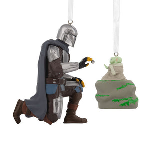 Hallmark Star Wars: The Mandalorian™ and Grogu™ Hallmark Ornaments, Set of 2