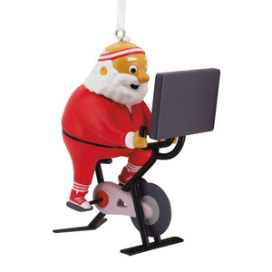 Hallmark Cycling Santa Hallmark Ornament