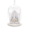 Hallmark Signature Nativity Cloche Glass and Paper Hallmark Ornament