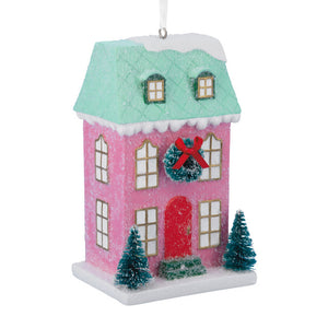 Hallmark Signature Festive Row House Hallmark Ornament