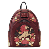 Loungefly Harry Potter Gryffindor House Floral Tattoo Mini Backpack