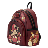 Loungefly Harry Potter Gryffindor House Floral Tattoo Mini Backpack