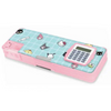 Hello Kitty and Friends Blue Grid Pencil Case with Calculator