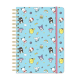 Hello Kitty and Friends College Blue Undated Tri-Tab Planner