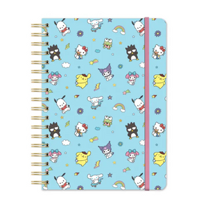 Hello Kitty and Friends College Blue Undated Tri-Tab Planner