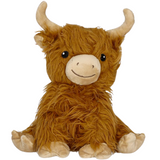 Henry the Highland Cow Microwavable and Coolable Warm Pals Stuffed Animal Plush with Lavender Scent