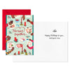 Hallmark Holiday Dinner Table Boxed Christmas Cards, Pack of 16