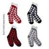 Holiday Check Thermal Slipper Socks