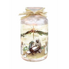 Holy Family Nativity 6" Lighted Medium Jar with Ribbon