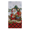 Home for Christmas Santa Dual Purpose Terry Towel