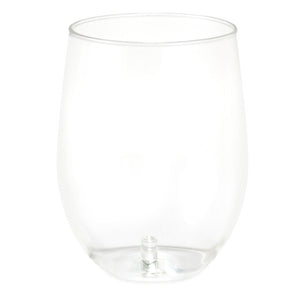 Hallmark Charmers Plastic Stemless Contour Glass, 19.5 oz.