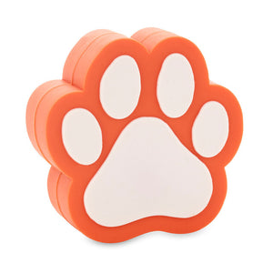 Hallmark Charmers Paw Print Silicone Charm, 1.8" H