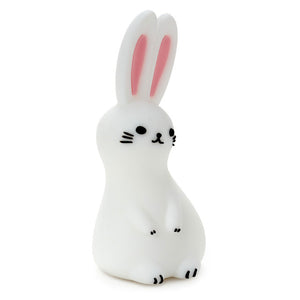 Hallmark Charmers White Bunny Silicone Charm, 2.6" H