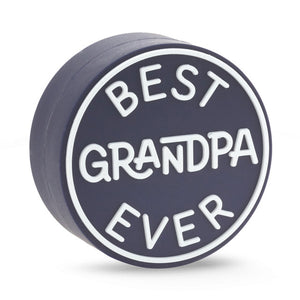 Hallmark Charmers Best Grandpa Ever Silicone Charm, 1.7" H