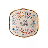 I Love That You're My Mom Trinket Bowl with Gold Edge, 3.5"