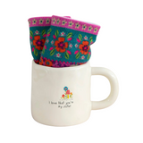 I Love That You are My Sister Mug & Socks Gift Set