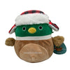 Squishmallow Fall Harvest Mallard Duck in Plaid Hat Avery 7.5" Stuffed Plush by Kelly Toy